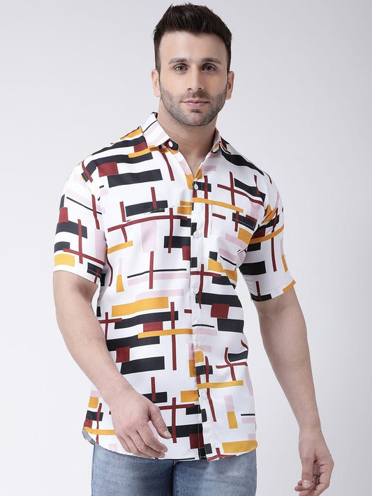 RAIG Printed Half Sleeves Casual Shirts